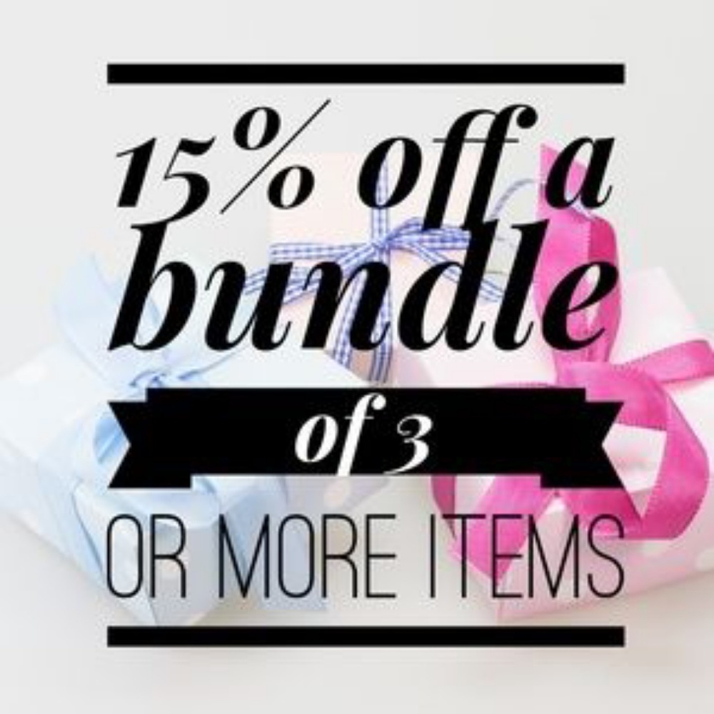 15% Off Bundles of 3